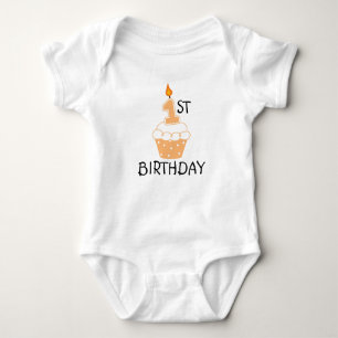 First Birthday Baby Bodysuit