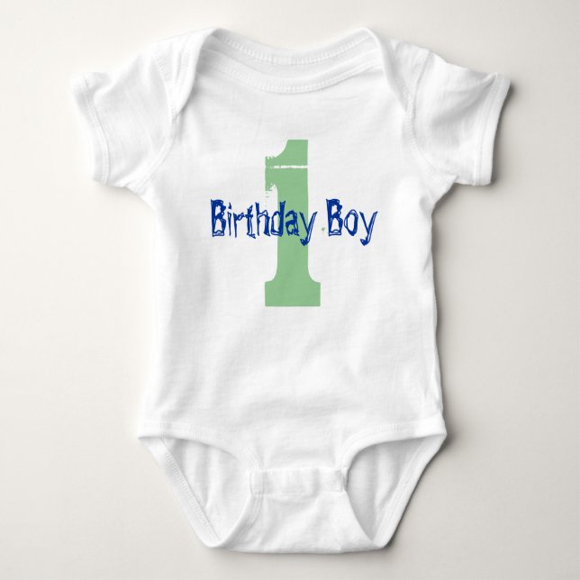 First Birthday Baby Bodysuit (Front)
