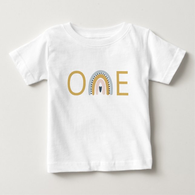 First Birthday Baby Tee (Front)