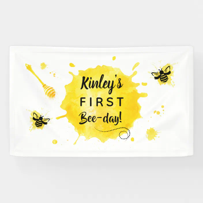 First Birthday Our Little Honey Bee PRINTABLE 013 So Much Fun To Be One Sign Bee Birthday Signs Bee-Day Theme Birthday Party for Girls