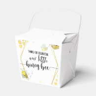 FIRST BIRTHDAY, BEE PARTY, BEE THEMED FAVOR BOX