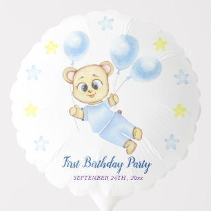First Birthday Boy  Party Balloon