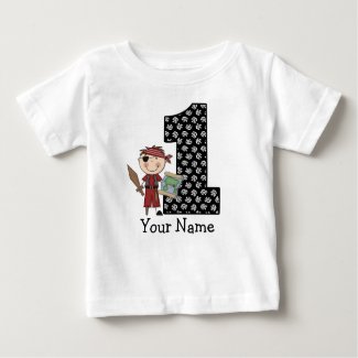 First Birthday Boy Pirate T-shirt