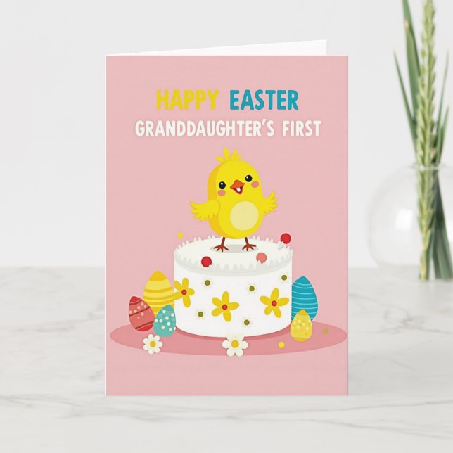 First Birthday Cake Card (Front)