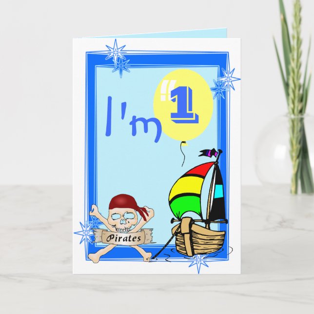 First  Birthday Card (Front)