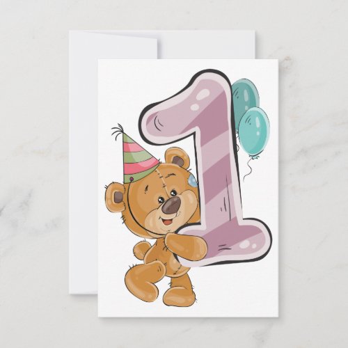 first birthday card