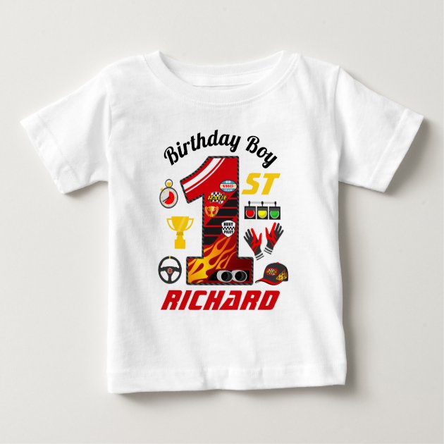 Cars first 2025 birthday shirt