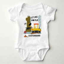 First Birthday Construction Let's Dig and Play