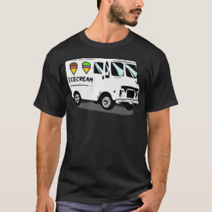First Birthday Crew Ice Cream Truck Bday Ice Cream T-Shirt