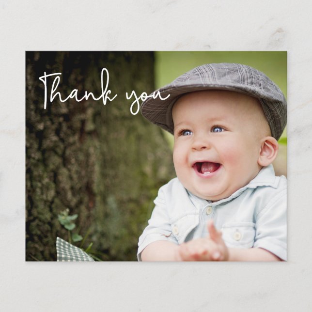 First birthday Custom photo Message  (Front)