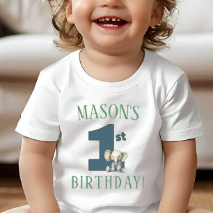 First Birthday Elephant Shirt