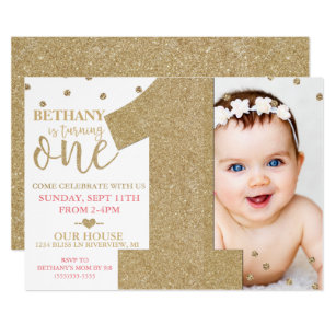 1st Birthday Invitations Zazzle