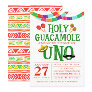 FIRST BIRTHDAY FIESTA INVITATION
