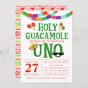 FIRST BIRTHDAY FIESTA INVITATION
