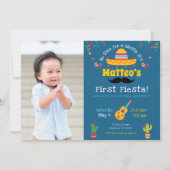 First Birthday Fiesta Mexican Birthday Invitation (Front)