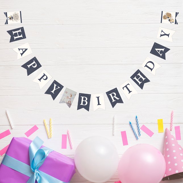 First Birthday, First orbit around the sun! Bunting Flags (Creator Uploaded)