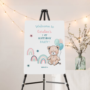First Birthday Foam Boards "Welcome"