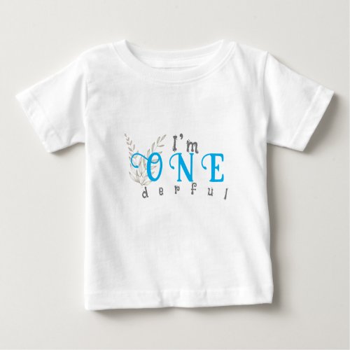 First birthday for boy baby baby T_Shirt