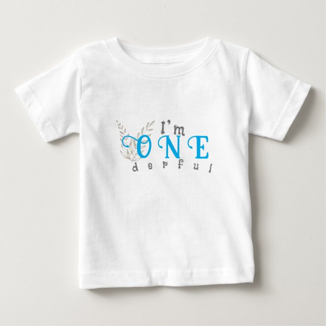 First birthday for boy baby baby T-Shirt (Front)