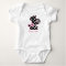 First Birthday Girls Pink Black Personalized Shirt