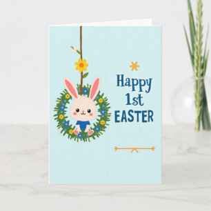 First Birthday Hare Celebration Card