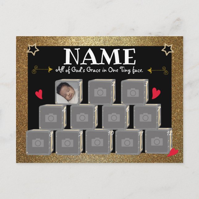 First Birthday Invites (Back)
