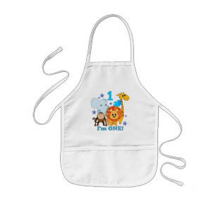 First Birthday Jungle Kids' Apron