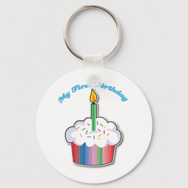 First Birthday Keychain (Front)