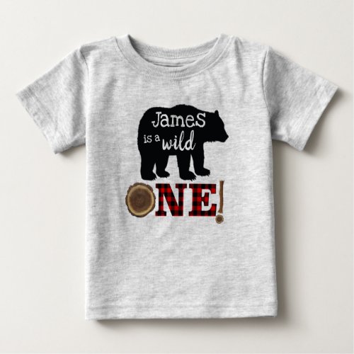 First Birthday Lumberjack T_shirt