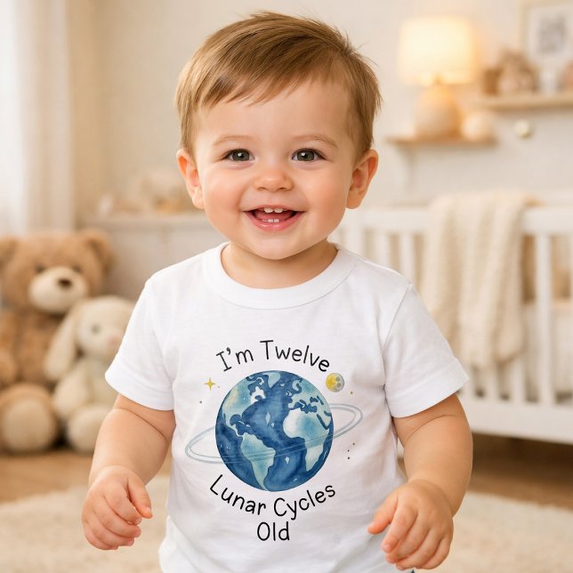 First Birthday Lunar Cycles Shirt (Creator Uploaded)