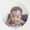 First Birthday New Baby Custom Face Balloon