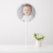 First Birthday New Baby Custom Face Balloon