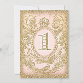First Birthday Once Upon a Dream Princess Invitation