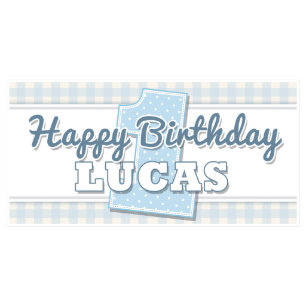 First Birthday Party Banner Backdrop Decoration