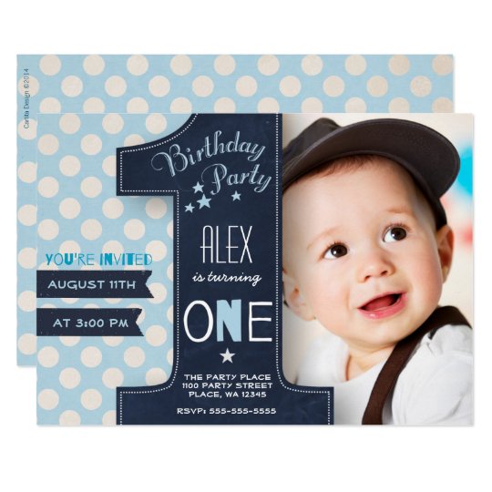 First Year Birthday Invitation 8