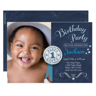 first birthday invitations boy