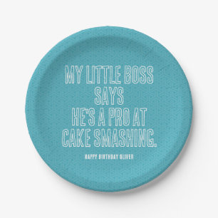 First birthday party Invitation Paper Plates