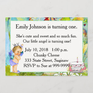 First Birthday Party Invitation Vintage Princess