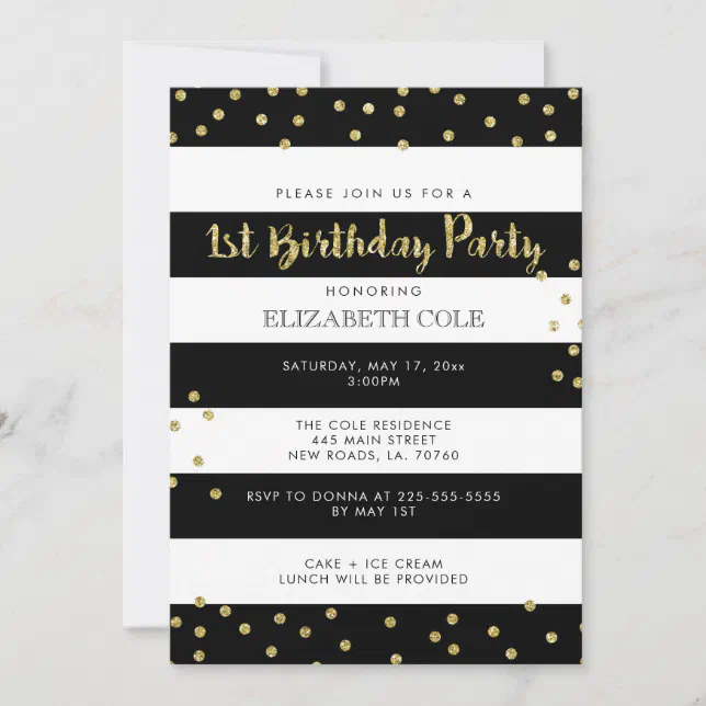 First Birthday Party Invitations | Zazzle