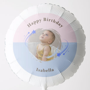 First Birthday Photo Shooting Star Balloon
