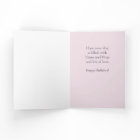 First Birthday Pink Balloons Greeting