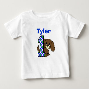 First Birthday Puppy Dog Shirt