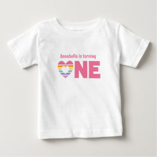 First Birthday Shirt with Heart