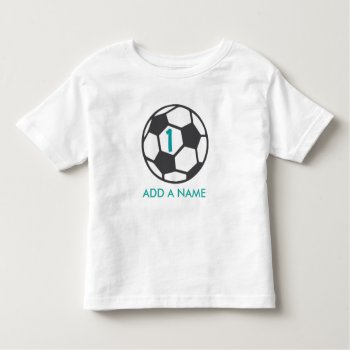 First Birthday Soccer Ball Shirt by Popcornparty at Zazzle