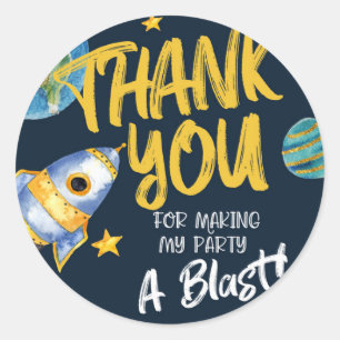 FIRST BIRTHDAY, SPACE BIRTHDAY,BLAST OFF GIFT TAGS