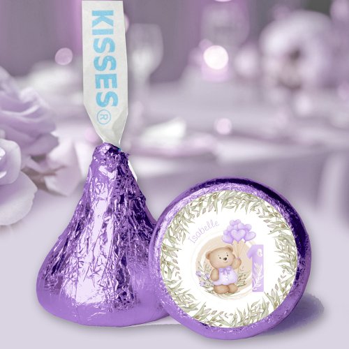 First Birthday Teddy Bear Favors Hersheys Kisses