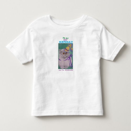 First Birthday Toddler T_shirt