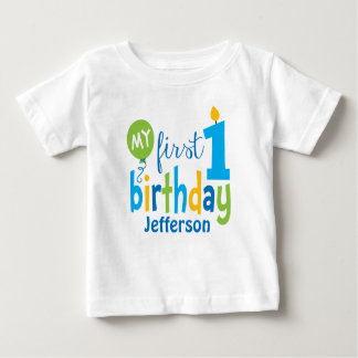Boy 1st Birthday T-Shirts & Shirt Designs | Zazzle