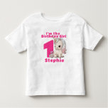 First Birthday Unicorn Personalized Baby Toddler T-shirt