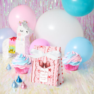 First Birthday valentine baby birthday party Favor Boxes